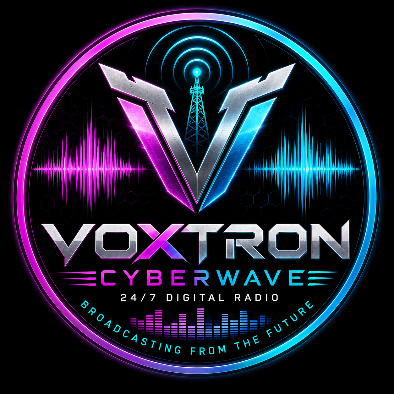 VoxTron CyberWave logo